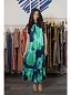 Vestido Plisado Verde